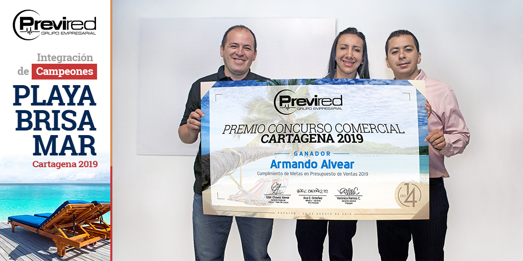 Ganador Concurso Comercial Cartagena 2018 – 2019
